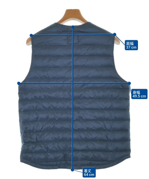 NANGA（ナンガ）ダウンジャケット/ダウンベスト 紺 サイズ:S メンズ/2200639631080