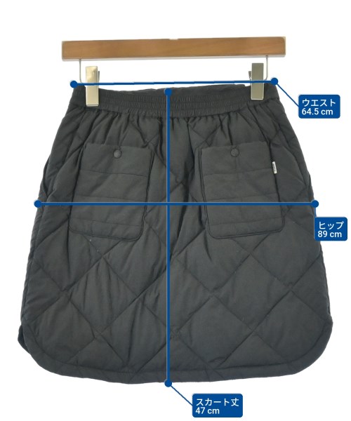 NANGA（ナンガ）ひざ丈スカート 黒 サイズ:F レディース/2200620107150