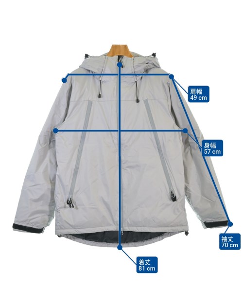 NANGA（ナンガ）ダウンジャケット/ダウンベスト グレー サイズ:L メンズ/2200676817010