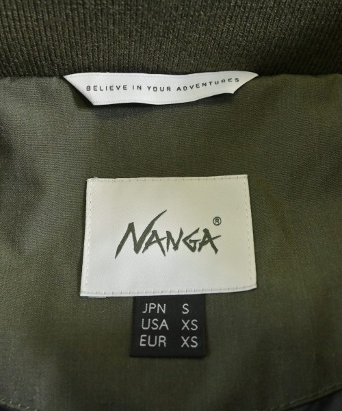 NANGA（ナンガ）ダウンジャケット/ダウンベスト カーキ サイズ:S メンズ/2200662414032