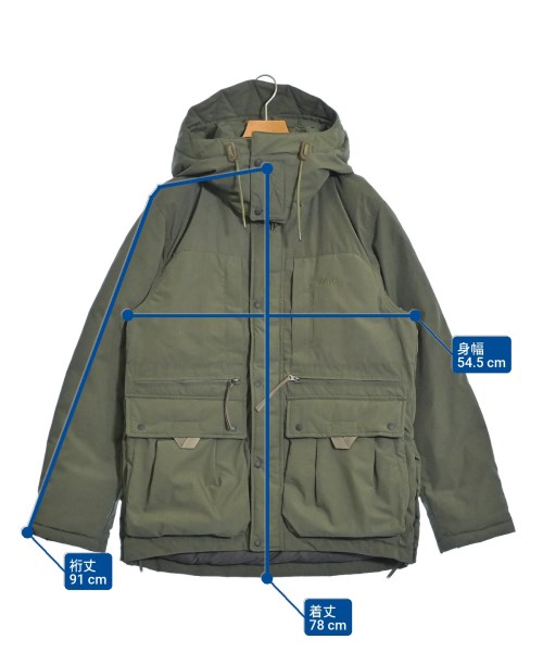 NANGA（ナンガ）ダウンジャケット/ダウンベスト カーキ サイズ:S メンズ/2200662414032