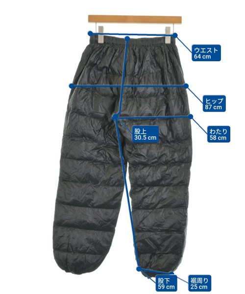 NANGA（ナンガ）スウェットパンツ 黒 サイズ:S レディース/2200651252157