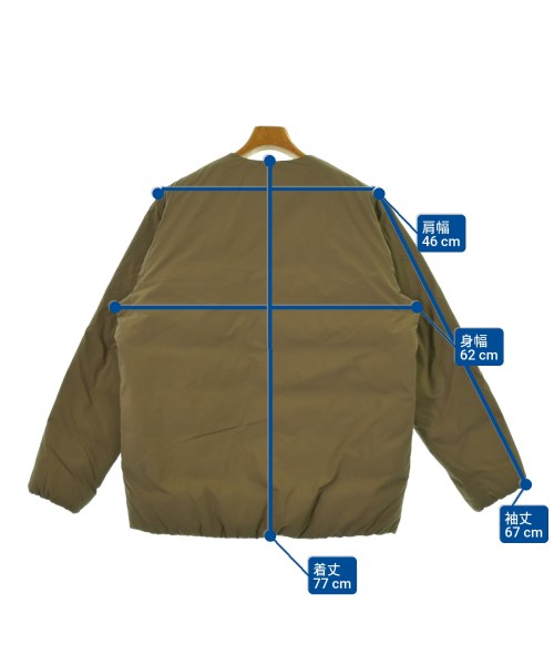 NANGA（ナンガ）ダウンジャケット/ダウンベスト 茶 サイズ:M メンズ/2200640153045