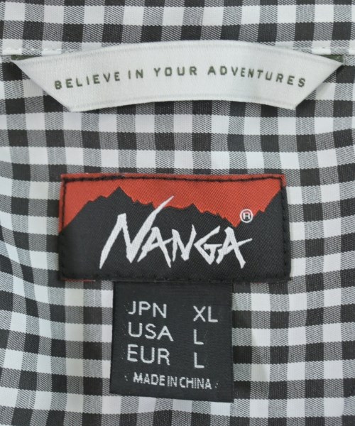 NANGA（ナンガ）カジュアルシャツ 黒 サイズ:XL メンズ/2200653857091