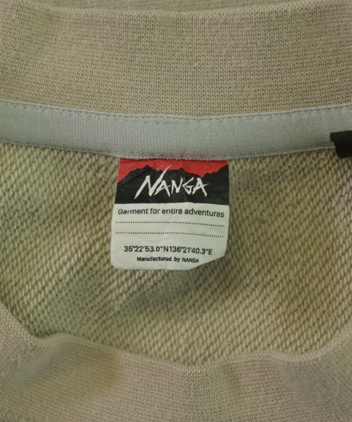 NANGA（ナンガ）スウェット ベージュ サイズ:S メンズ/2200666911018