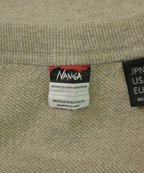 NANGA（ナンガ）スウェット ベージュ サイズ:S メンズ/2200666911025