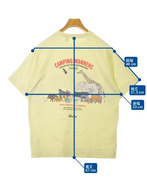NANGA（ナンガ）Tシャツ・カットソー 黄 サイズ:S メンズ/2200727255136