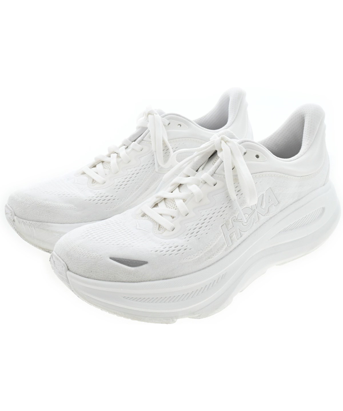 おうか HOKA ONE ONE（ホカオネオネ）スニーカー 白 サイズ:27.5cm メンズ