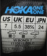 HOKA ONE ONE（ホカオネオネ）スニーカー 黒 サイズ:24cm レディース/2200607669114