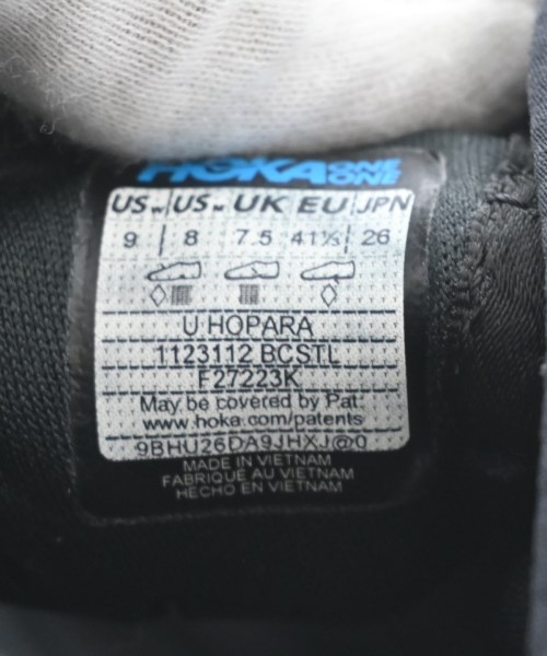 HOKA ONE ONE（ホカオネオネ）サンダル 黒 サイズ:26cm メンズ/2200678325049