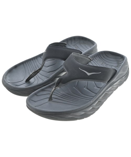 HOKA ONE ONE(ホカオネオネ)サンダル 黒 サイズ:UK7(25.5cm位)/2200682017039
