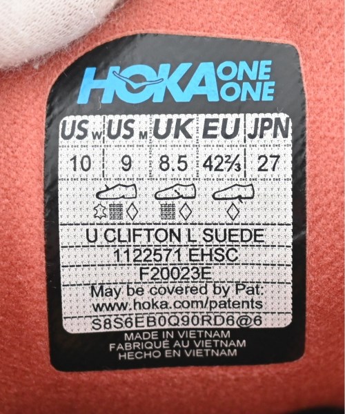HOKA ONE ONE（ホカオネオネ）スニーカー ピンク サイズ:27cm メンズ/2200696099021