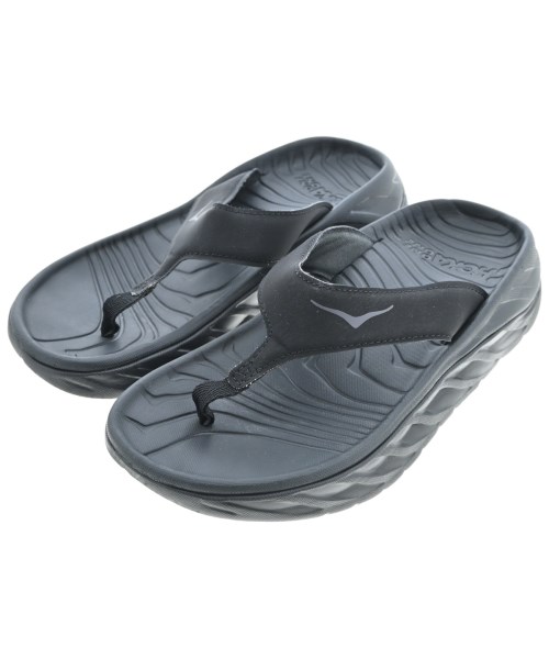 HOKA ONE ONE(ホカオネオネ)サンダル 黒 サイズ:UK7(25.5cm位)/2200636591189