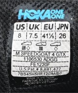 HOKA ONE ONE（ホカオネオネ）スニーカー 黒 サイズ:26cm メンズ/2200648920045