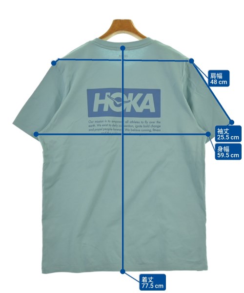 HOKA ONE ONE（ホカオネオネ）Tシャツ・カットソー 青 サイズ:L メンズ/2200651853033