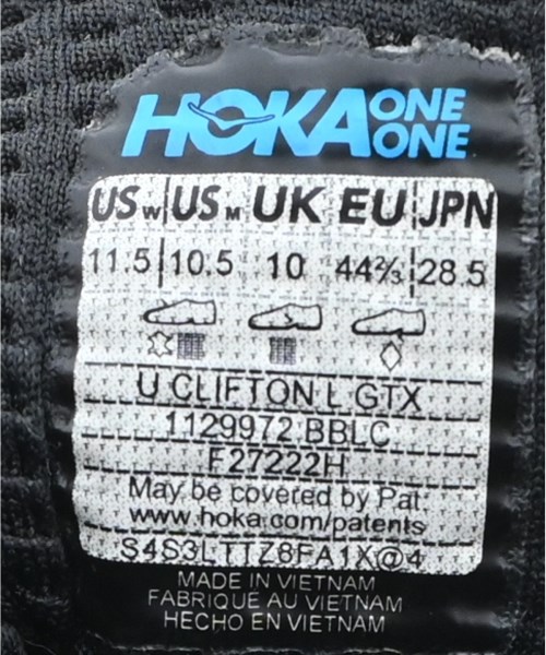 HOKA ONE ONE（ホカオネオネ）スニーカー 黒 サイズ:28.5cm メンズ/2200652092110