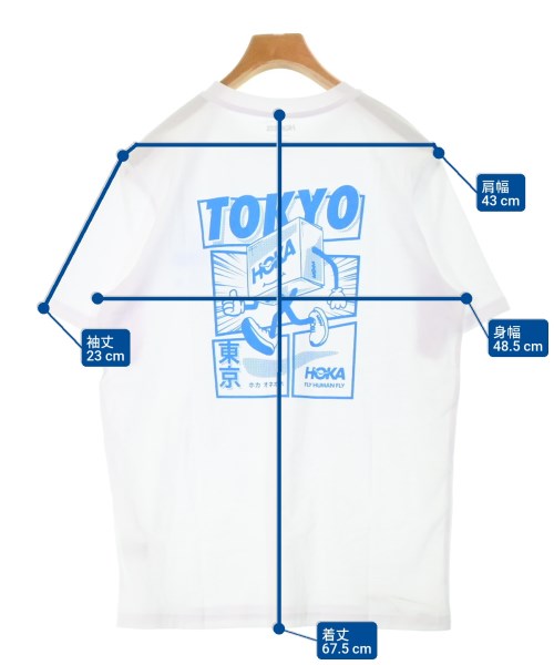 HOKA ONE ONE（ホカオネオネ）Tシャツ・カットソー 白 サイズ:S メンズ/2200659335043
