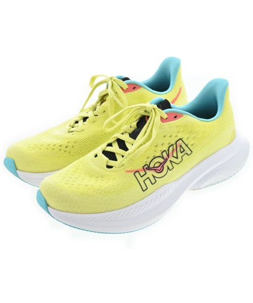 HOKA ONE ONE(ホカオネオネ)スニーカー 黄 サイズ:24.5cm/2200685690314