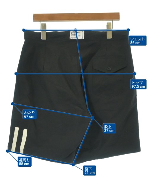 MAGIC NUMBER（マジックナンバー）ショートパンツ 黒 サイズ:35(XL位) メンズ/2200613858038