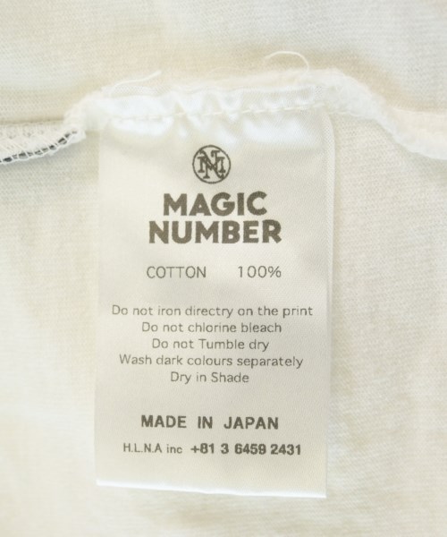 MAGIC NUMBER（マジックナンバー）Tシャツ・カットソー 白 サイズ:M メンズ/2200713058086