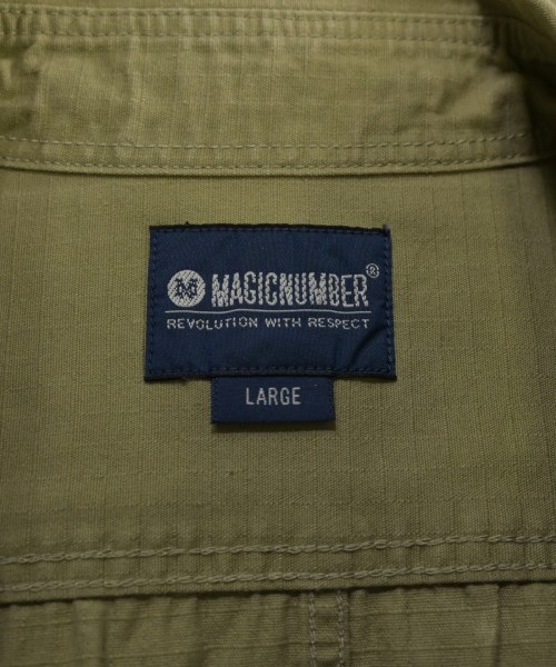 MAGIC NUMBER（マジックナンバー）カジュアルシャツ カーキ サイズ:L メンズ/2200636258013