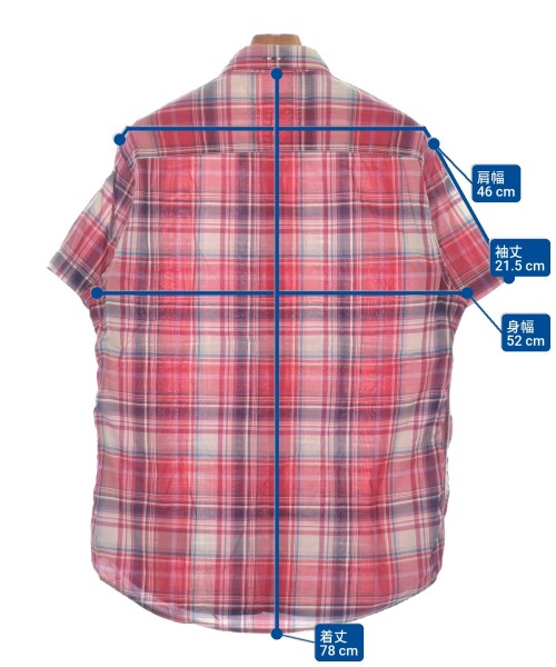 NAPAPIJRI（ナパピリ）カジュアルシャツ 赤 サイズ:XL メンズ/2200618010608