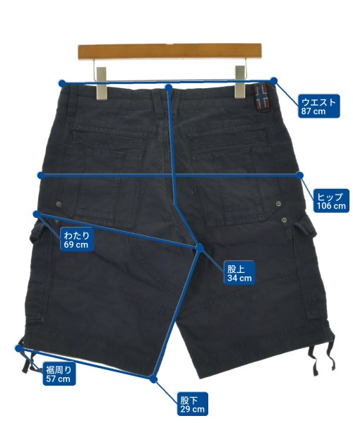 NAPAPIJRI（ナパピリ）ショートパンツ 紺 サイズ:34(XL位) メンズ/2200627385285