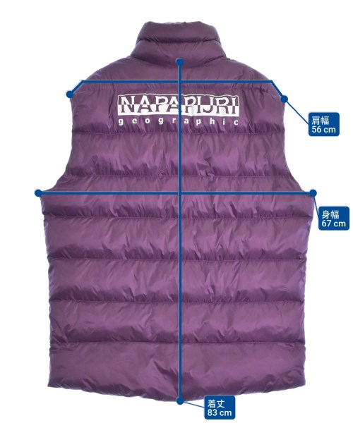 NAPAPIJRI（ナパピリ）ダウンジャケット/ダウンベスト 紫 サイズ:M メンズ/2200630406014