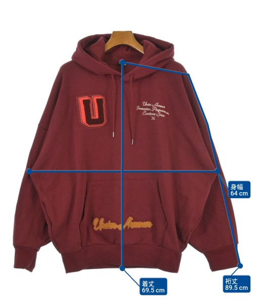 UNDER ARMOUR（アンダーアーマー）パーカー 赤 サイズ:XL メンズ/2200623119037