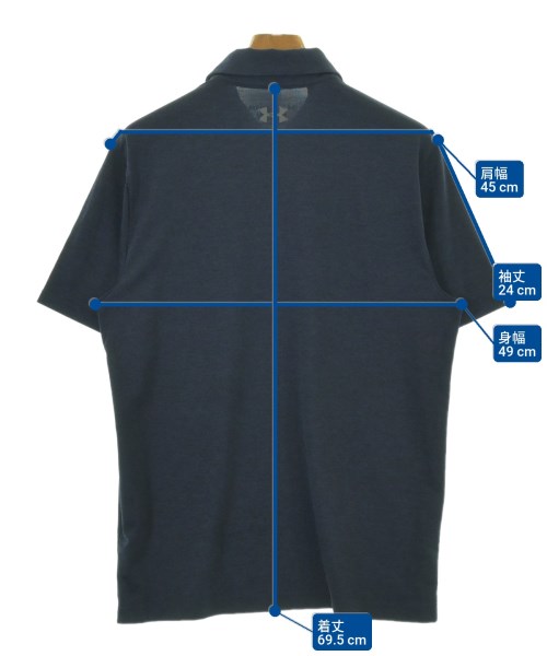 UNDER ARMOUR（アンダーアーマー）ポロシャツ 紺 サイズ:L メンズ/2200694665105