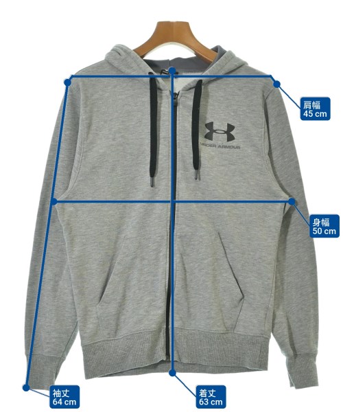 UNDER ARMOUR（アンダーアーマー）パーカー グレー サイズ:SM メンズ/2200647791301