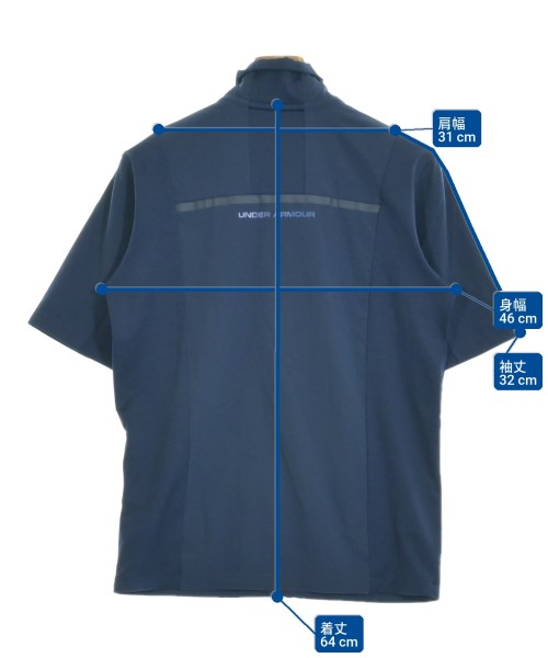 UNDER ARMOUR（アンダーアーマー）Tシャツ・カットソー 紺 サイズ:SM レディース/2200703203021