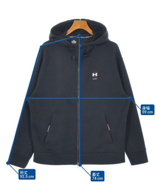 UNDER ARMOUR（アンダーアーマー）パーカー 黒 サイズ:XL メンズ/2200689196102