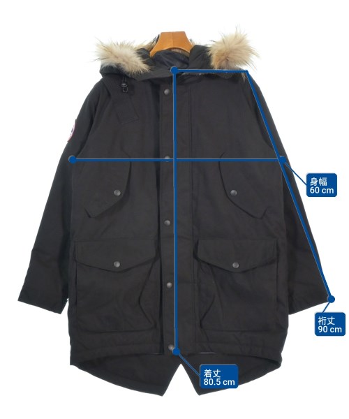 ARCTIC EXPLORER（アークティックエクスプローラー）モッズコート 黒 サイズ:XS メンズ/2200664372217