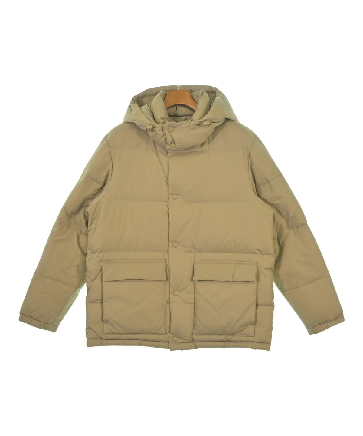 ソノタ）ダウンジャケット/ダウンベスト ベージュ サイズ:L メンズ