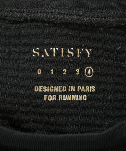 SATISFY（サティスファイ）Tシャツ・カットソー 黒 サイズ:4(XL位) メンズ/2200712860093