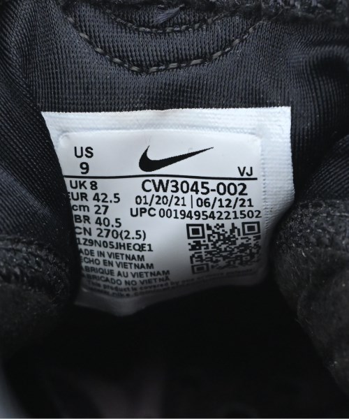 NIKE（ナイキ）スニーカー 黒 サイズ:27cm メンズ/2200550662019
