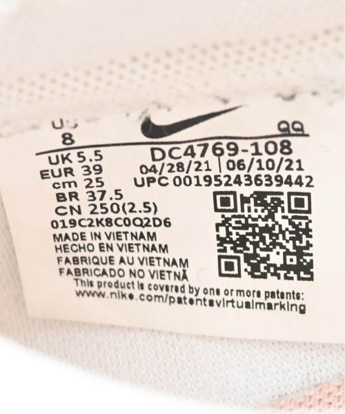 NIKE（ナイキ）スニーカー 白 サイズ:25cm レディース/2200629897144