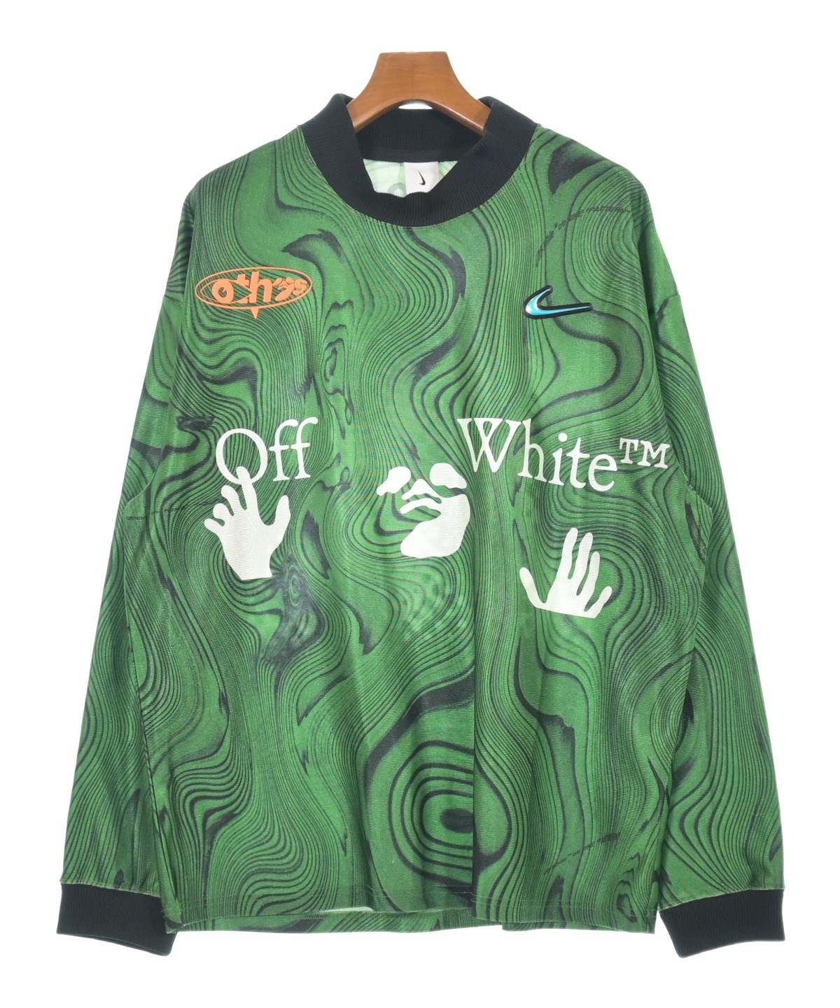 Off-White オフホワイト Tシャツ 緑色 OFF-WHITE（オフホワイト）Tシャツ・カットソー 緑 サイズ:XL メンズ