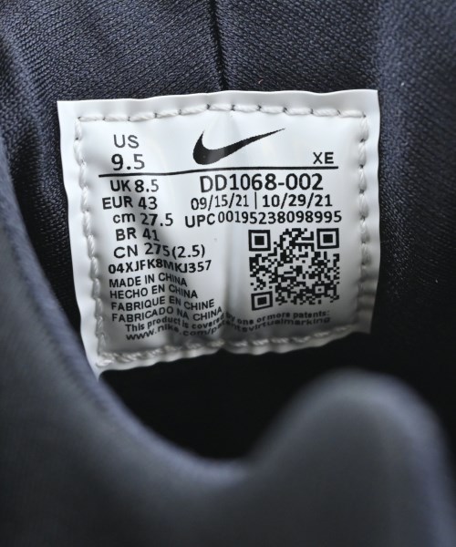 NIKE（ナイキ）スニーカー 黒 サイズ:27.5cm メンズ/2200635127013