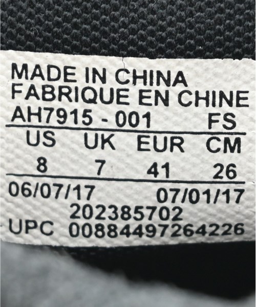 NIKE（ナイキ）ブーツ 黒 サイズ:26cm メンズ/2200622017037