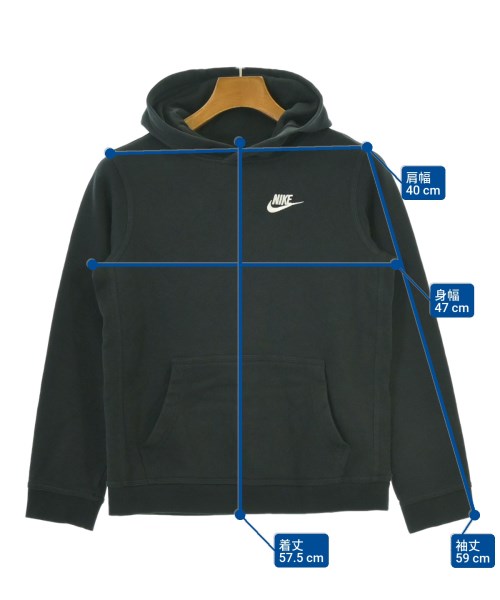 NIKE（ナイキ）パーカー 黒 サイズ:M レディース/2200632636044