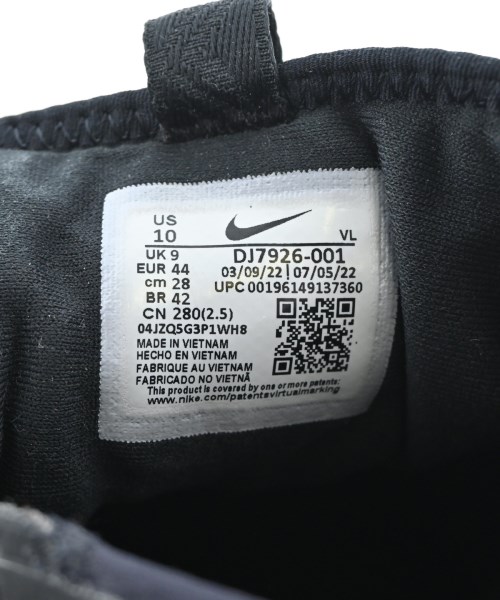 NIKE（ナイキ）スニーカー 黒 サイズ:28cm メンズ/2200638499094