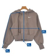 NIKE（ナイキ）パーカー 茶 サイズ:XS レディース/2200619929060