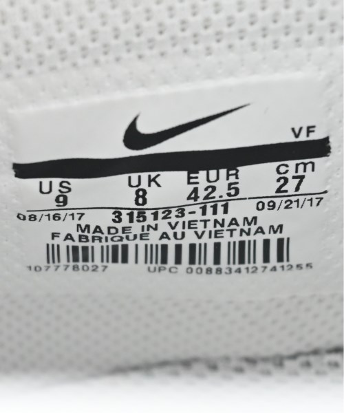 NIKE（ナイキ）スニーカー 白 サイズ:27cm メンズ/2200642183194