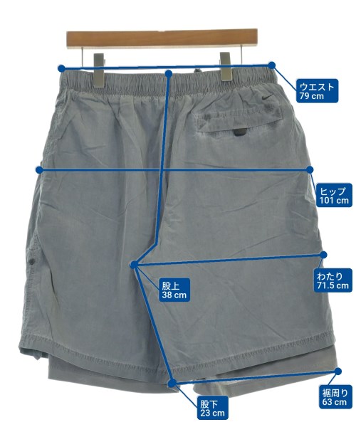 NIKE（ナイキ）ショートパンツ グレー サイズ:XL メンズ/2200622282367
