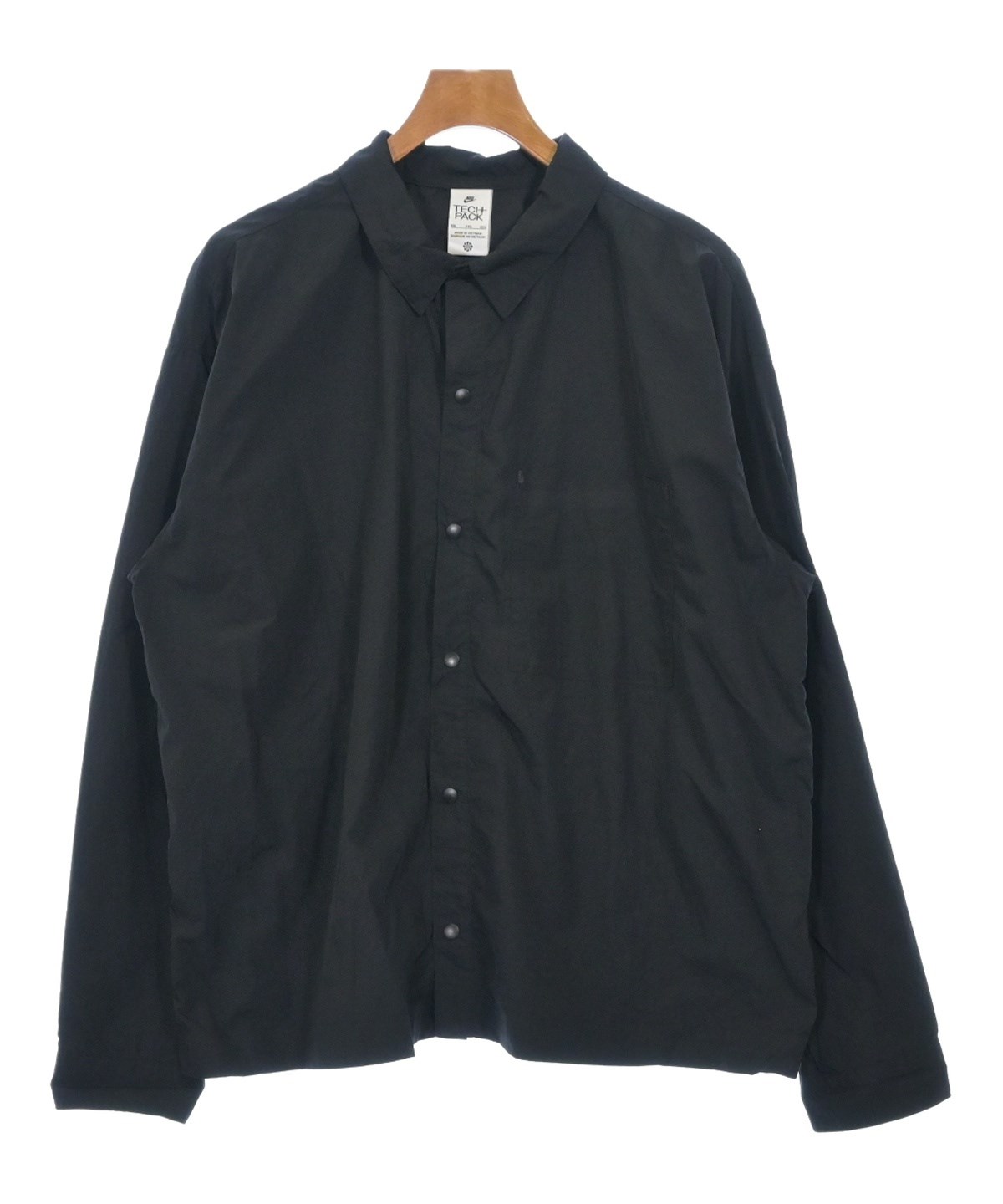 NIKE ナイキ カジュアルシャツ メンズ 【古着】【中古】 NIKE（ナイキ）カジュアルシャツ 黒 サイズ:XXL メンズ/2200643352094