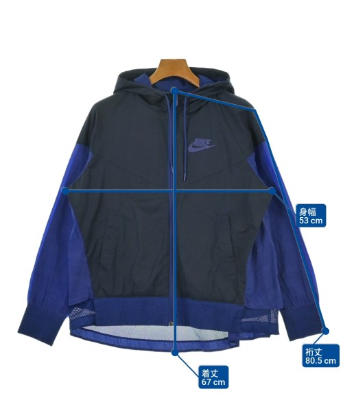 NIKE（ナイキ）ブルゾン 青 サイズ:M レディース/2200630512050