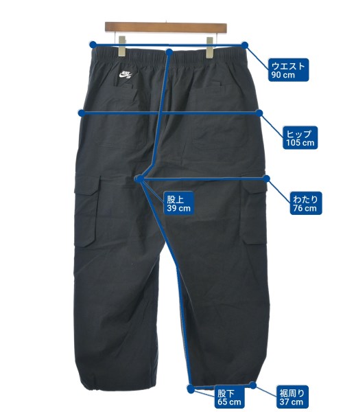 NIKE（ナイキ）カーゴパンツ 黒 サイズ:XXL メンズ/2200642636133