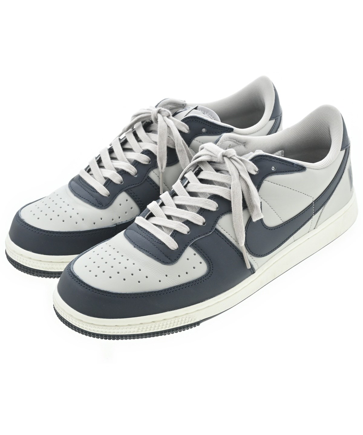 NIKE (ナイキ) スニーカー ホワイト×シルバー サイズ:25cm NIKE ナイキ 